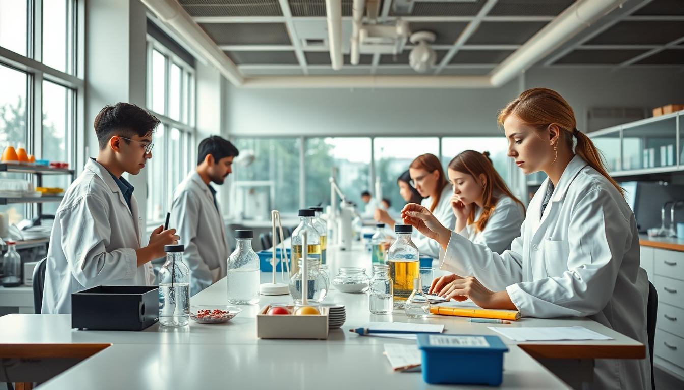 Student preparing for exams with study materials